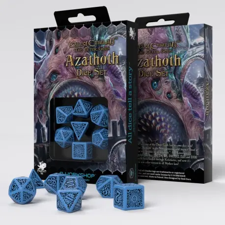 Cover: 5907699493586 | COC The Outer Gods Azathoth Dice Set (7) | Auslaufartikel | QWOCTA08