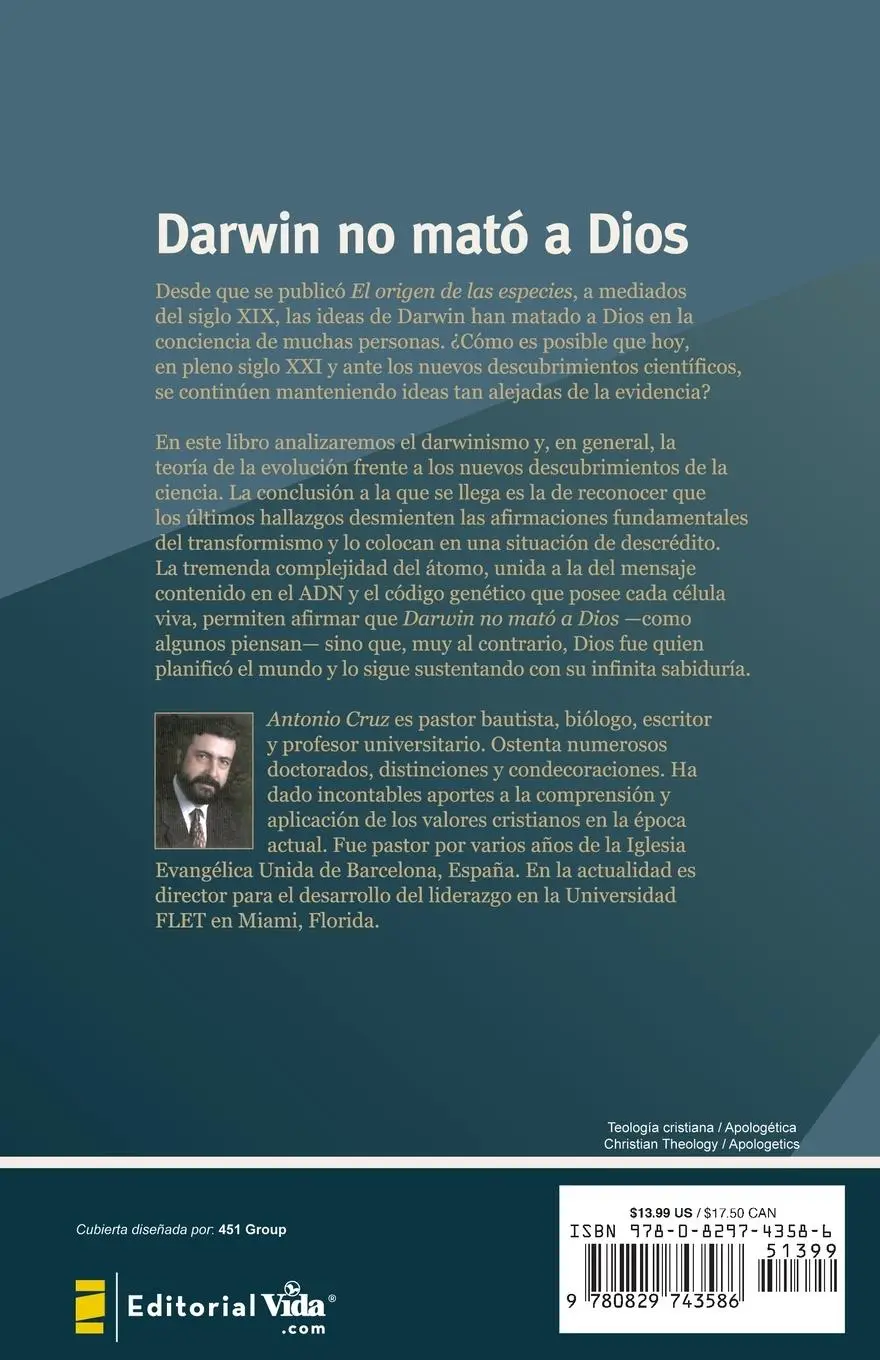 Rückseite: 9780829743586 | Darwin No Mato a Dios | Antonio Cruz | Taschenbuch | Spanisch | 2004