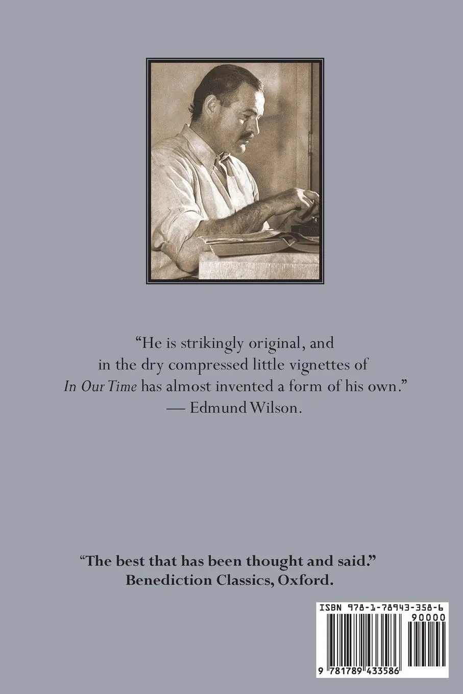 Rückseite: 9781789433586 | ERNEST HEMINGWAY | Ernest Hemingway | Taschenbuch | Englisch | 2023