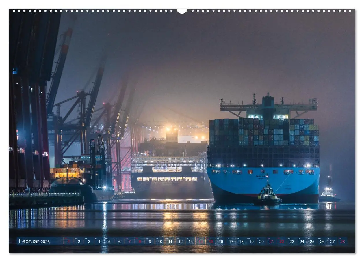 Bild: 9783457583586 | Faszination Hamburger Hafen (Wandkalender 2026 DIN A2 quer),...