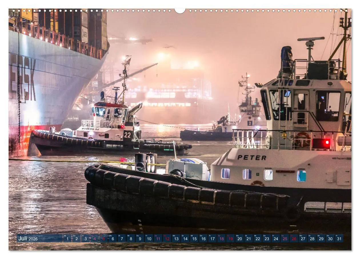 Bild: 9783457583586 | Faszination Hamburger Hafen (Wandkalender 2026 DIN A2 quer),...