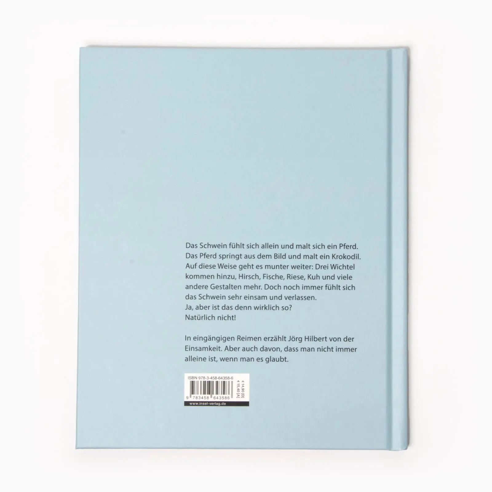 Rückseite: 9783458643586 | Schwein allein | Jörg Hilbert | Buch | 32 S. | Deutsch | 2023