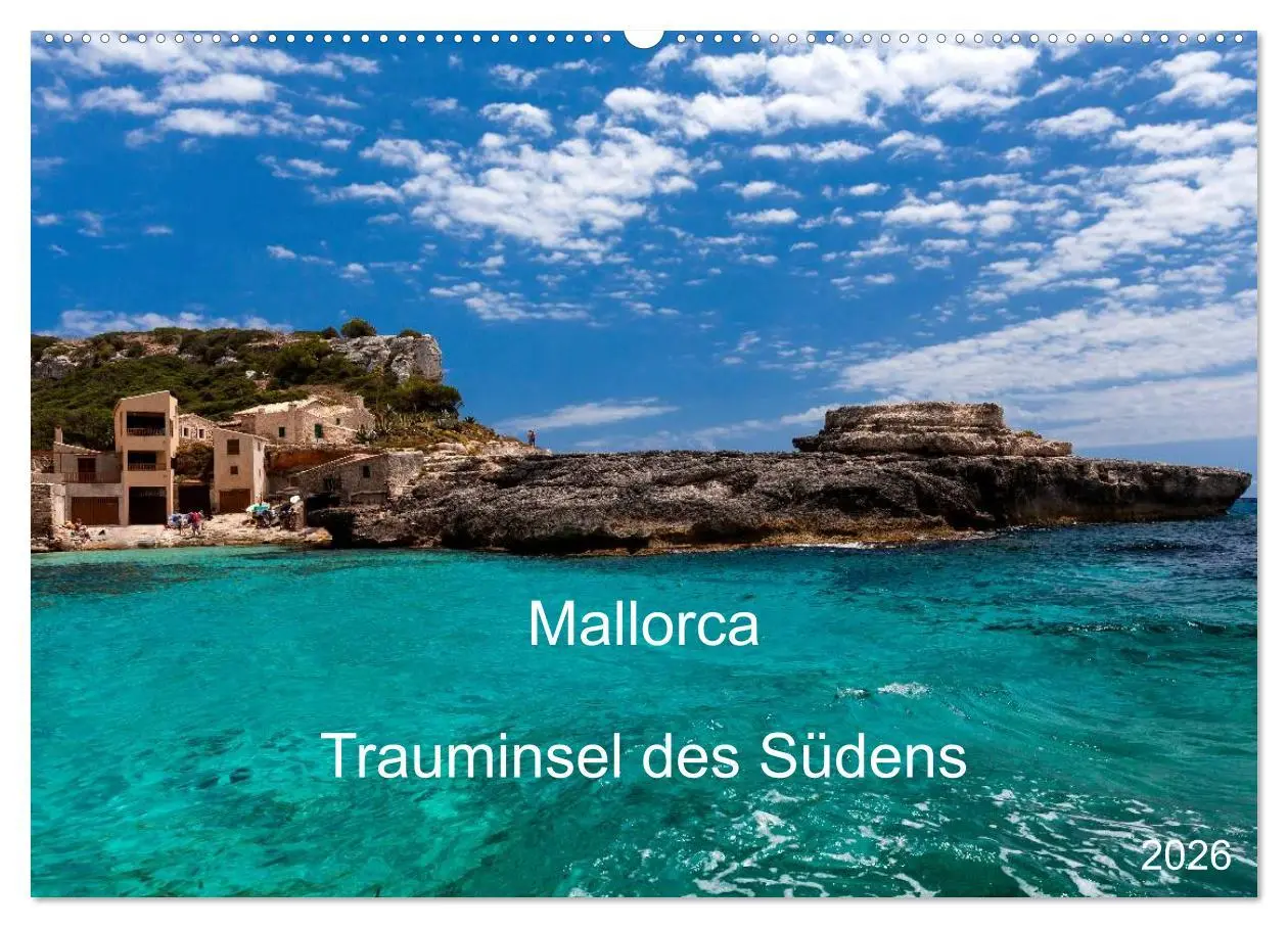 Cover: 9783516123586 | Mallorca - Trauminsel des Südens (Wandkalender 2026 DIN A2 quer),...