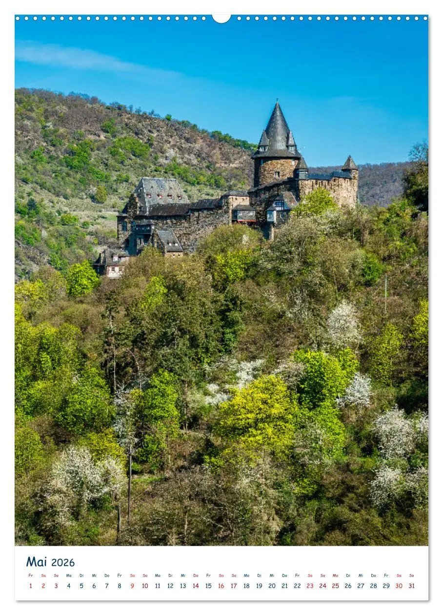 Bild: 9783516433586 | Burgen und Burgruinen am Mittelrhein (Wandkalender 2026 DIN A2...
