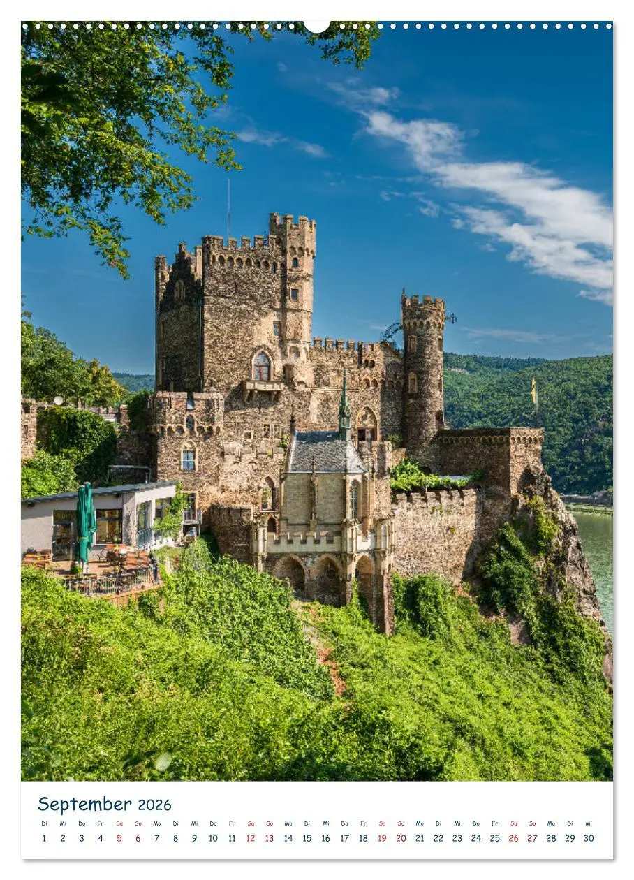 Bild: 9783516433586 | Burgen und Burgruinen am Mittelrhein (Wandkalender 2026 DIN A2...
