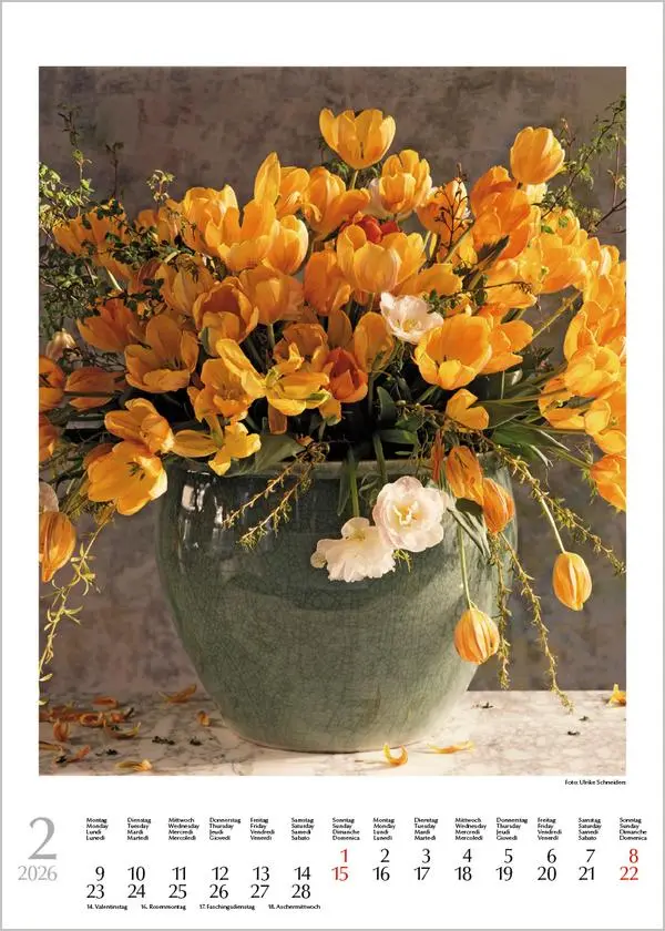 Bild: 9783731883586 | Blumensträuße 2026 | Verlag Korsch | Kalender | Spiralbindung | 13 S.