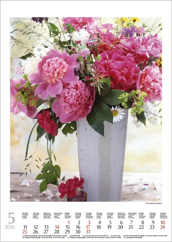 Bild: 9783731883586 | Blumensträuße 2026 | Verlag Korsch | Kalender | Spiralbindung | 13 S.