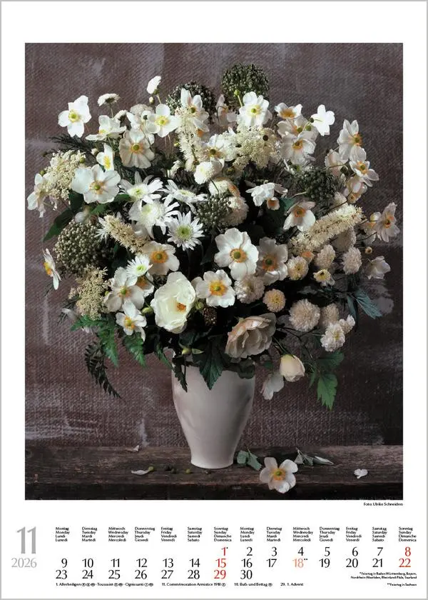Bild: 9783731883586 | Blumensträuße 2026 | Verlag Korsch | Kalender | Spiralbindung | 13 S.