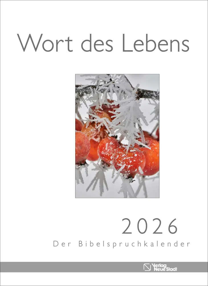 Cover: 9783734613586 | Wort des Lebens 2026 - Der Bibelspruchkalender | Kalender | 14 S.