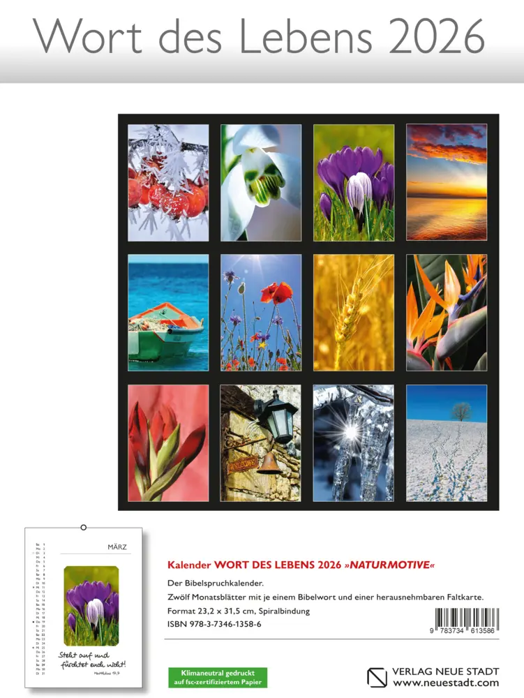 Bild: 9783734613586 | Wort des Lebens 2026 - Der Bibelspruchkalender | Kalender | Deutsch