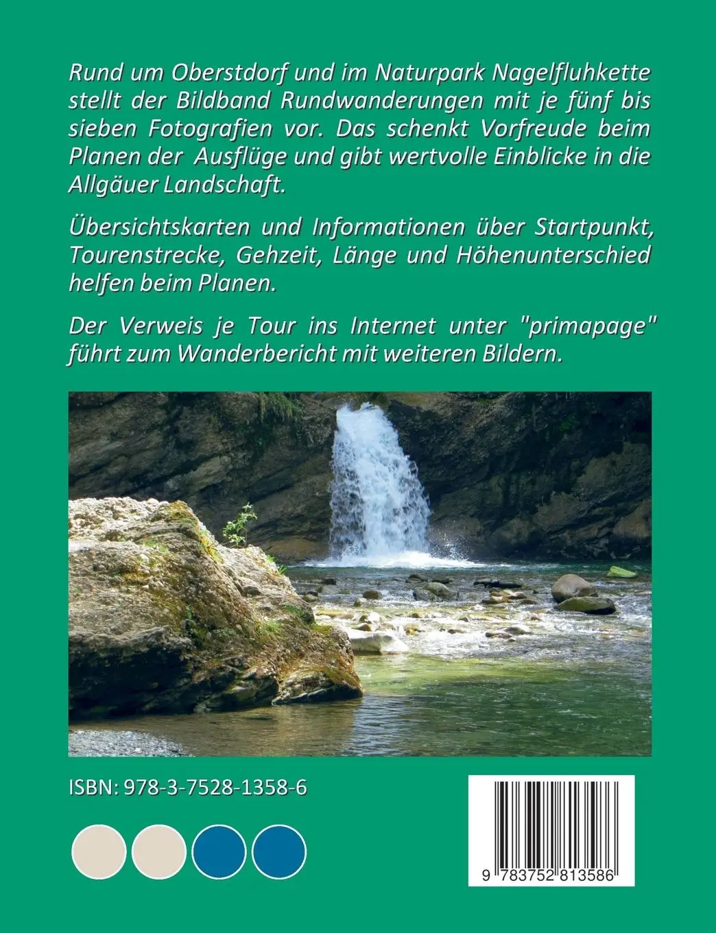 Rückseite: 9783752813586 | Wandern Oberstdorf und Naturpark Nagelfluhkette | Johann Schubert