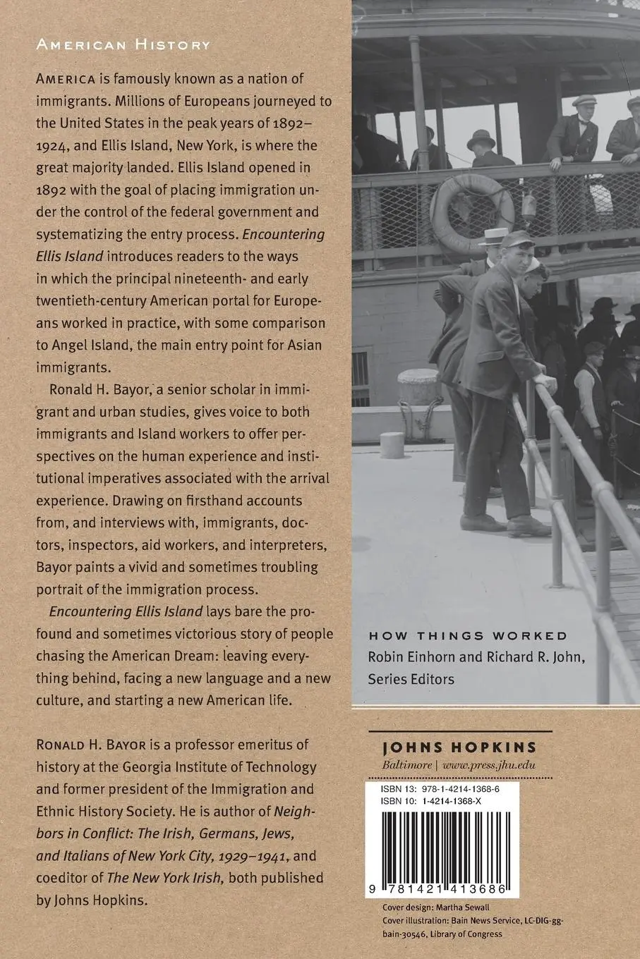 Rückseite: 9781421413686 | Encountering Ellis Island | How European Immigrants Entered America