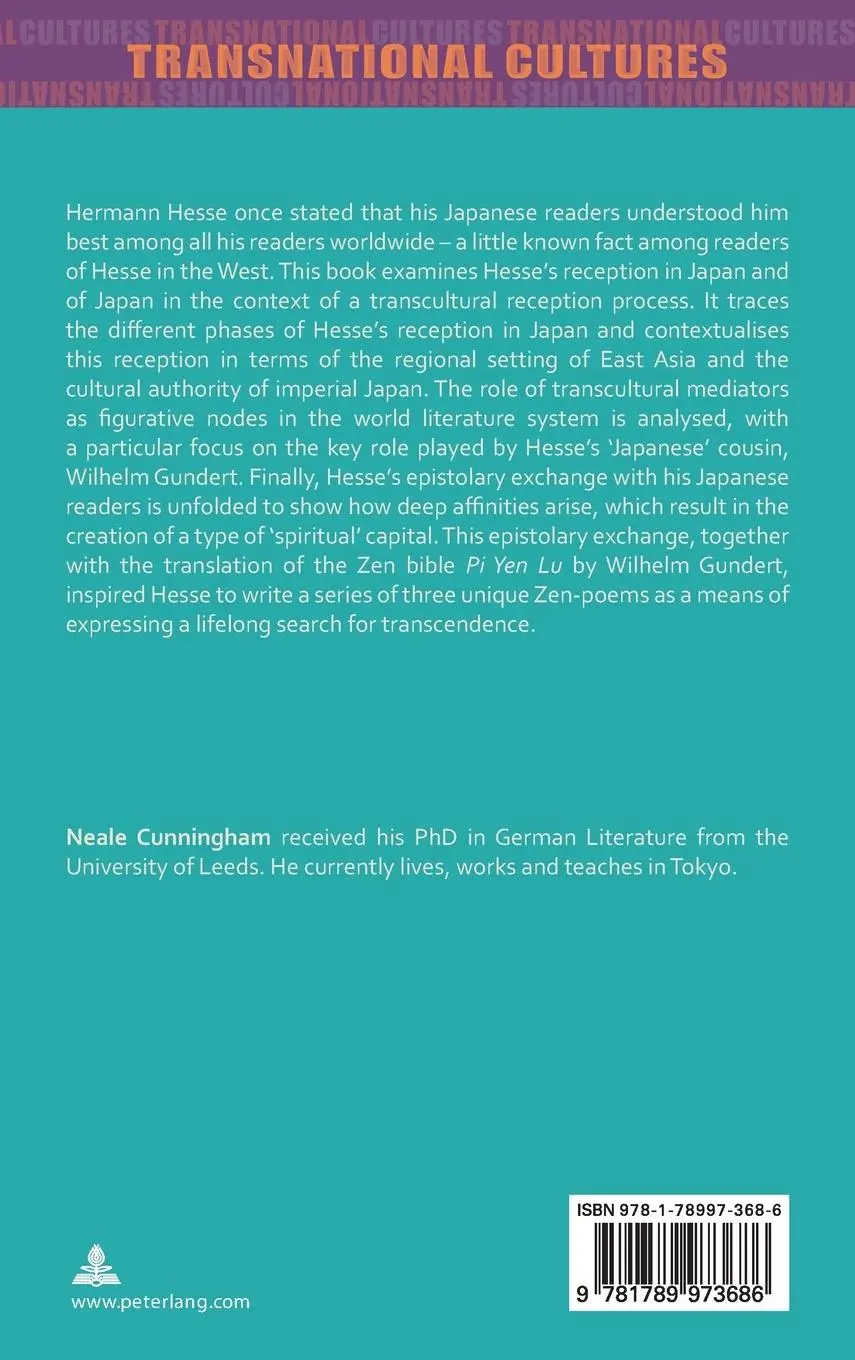 Rückseite: 9781789973686 | Hermann Hesse and Japan | Neale Cunningham | Buch | 350 S. | Englisch
