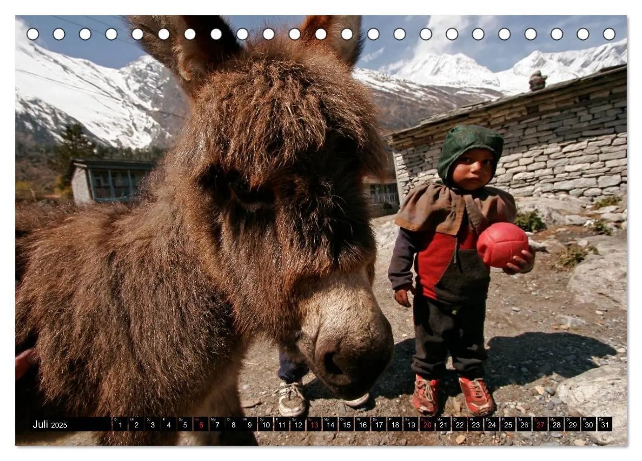 Bild: 9783435623686 | Nepal - Jomsom Trek (Tischkalender 2025 DIN A5 quer), CALVENDO...
