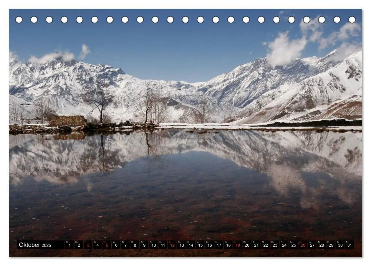 Bild: 9783435623686 | Nepal - Jomsom Trek (Tischkalender 2025 DIN A5 quer), CALVENDO...