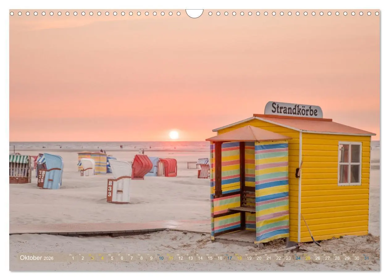 Bild: 9783457643686 | Moin Juist (Wandkalender 2026 DIN A3 quer), CALVENDO Monatskalender