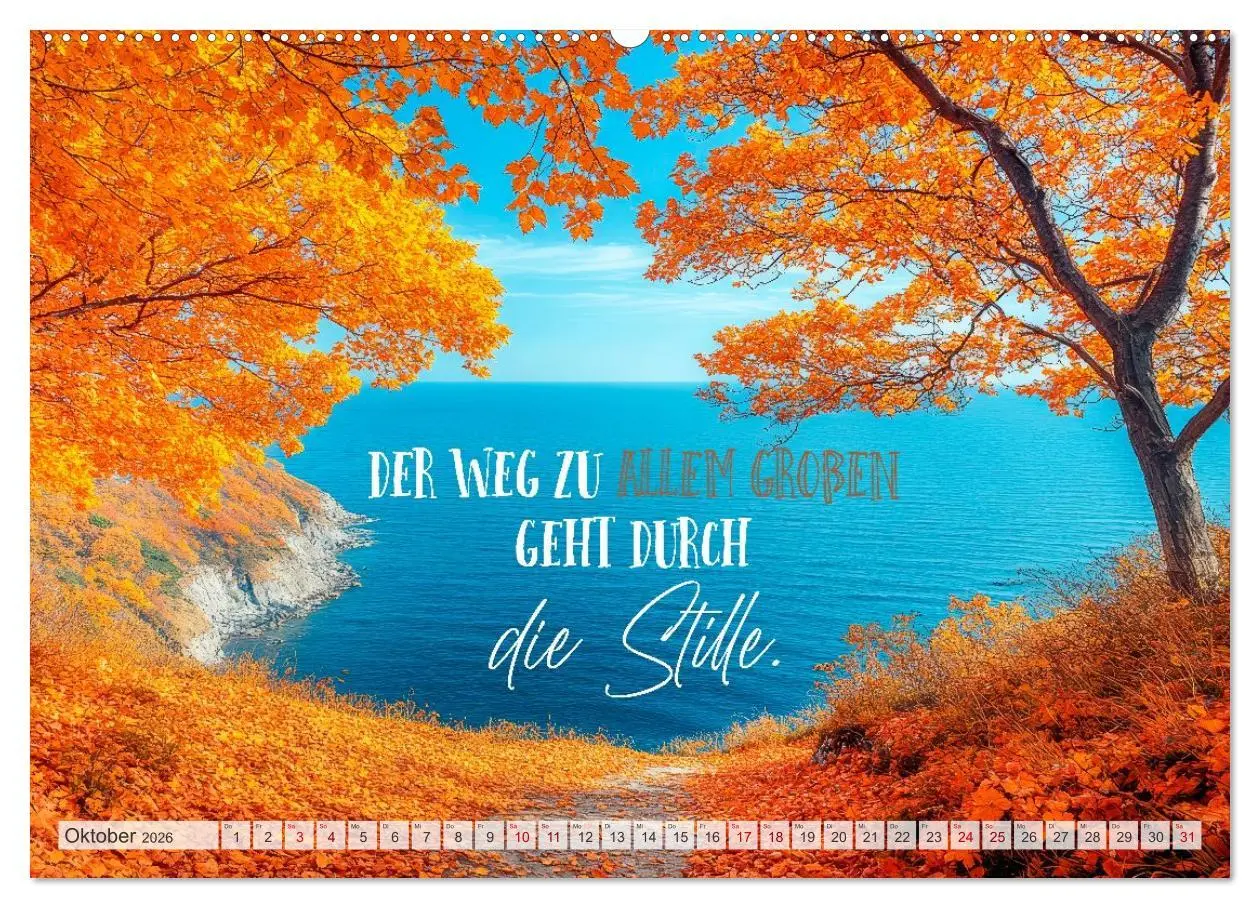 Bild: 9783516593686 | SEELENZEIT Ein Jahr voller Achtsamkeit (Wandkalender 2026 DIN A2...