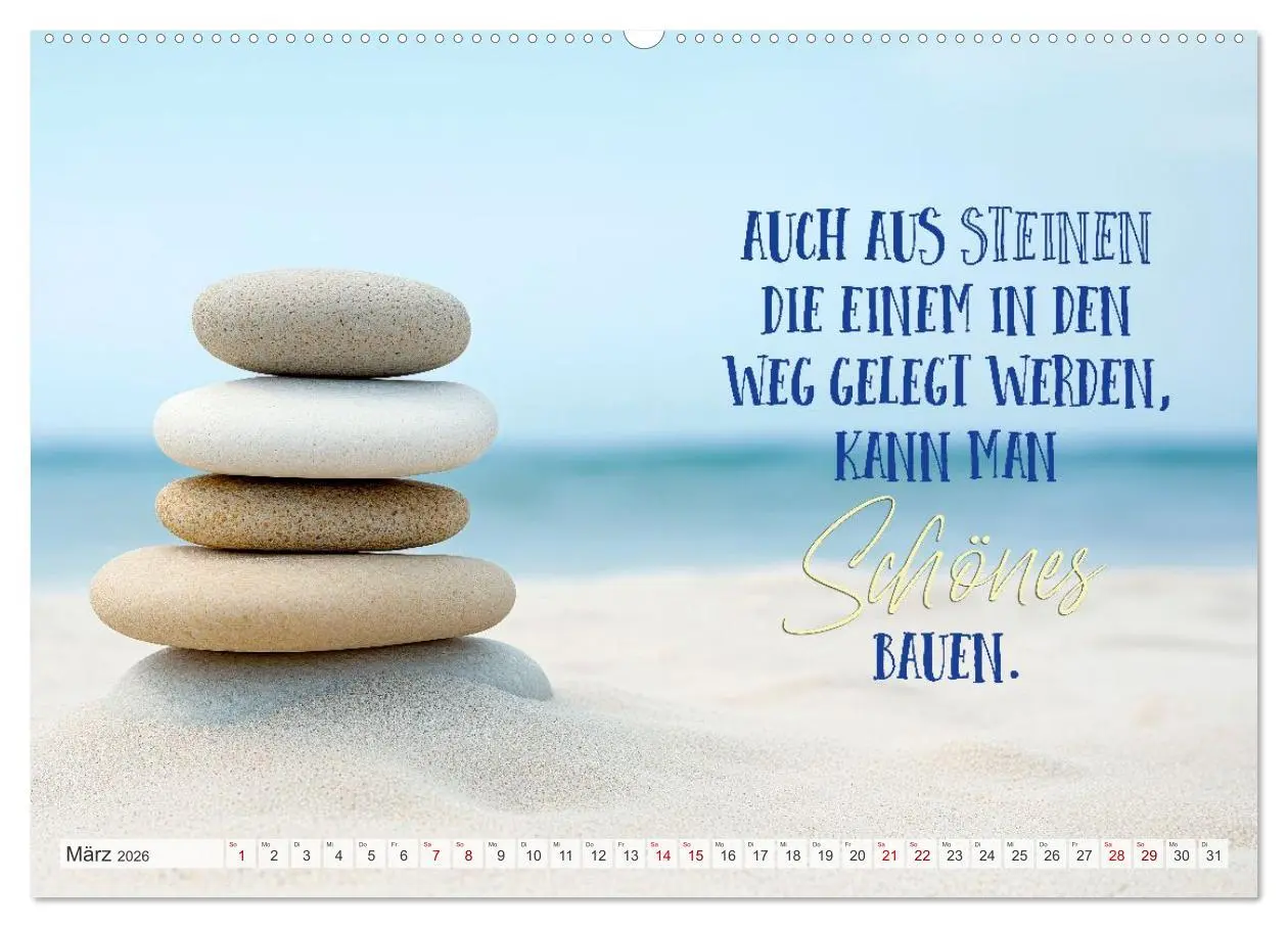 Bild: 9783516593686 | SEELENZEIT Ein Jahr voller Achtsamkeit (Wandkalender 2026 DIN A2...