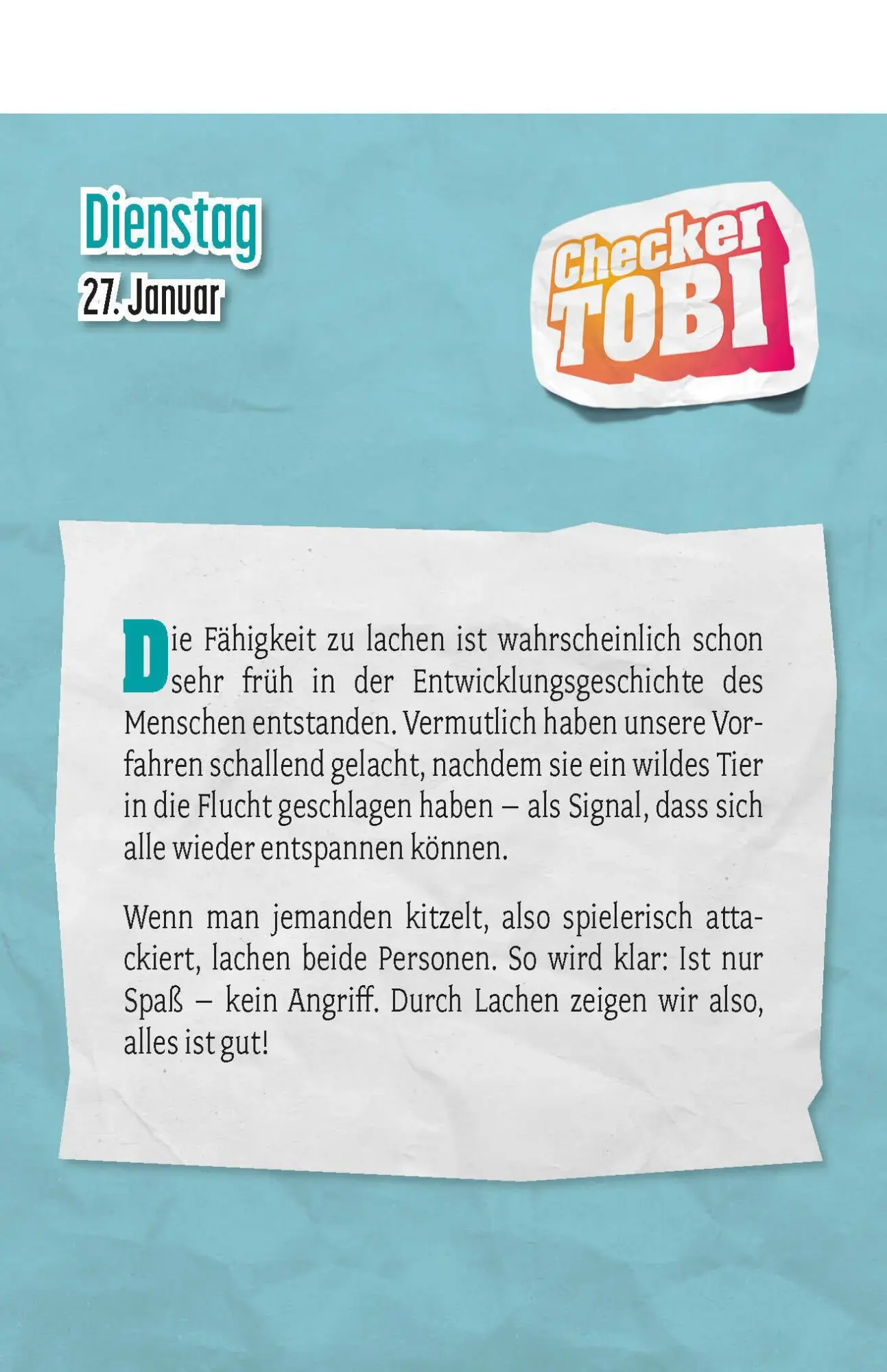 Bild: 9783517103686 | Checker Tobi 2026: Tagesabreißkalender mit über 300 spannenden...