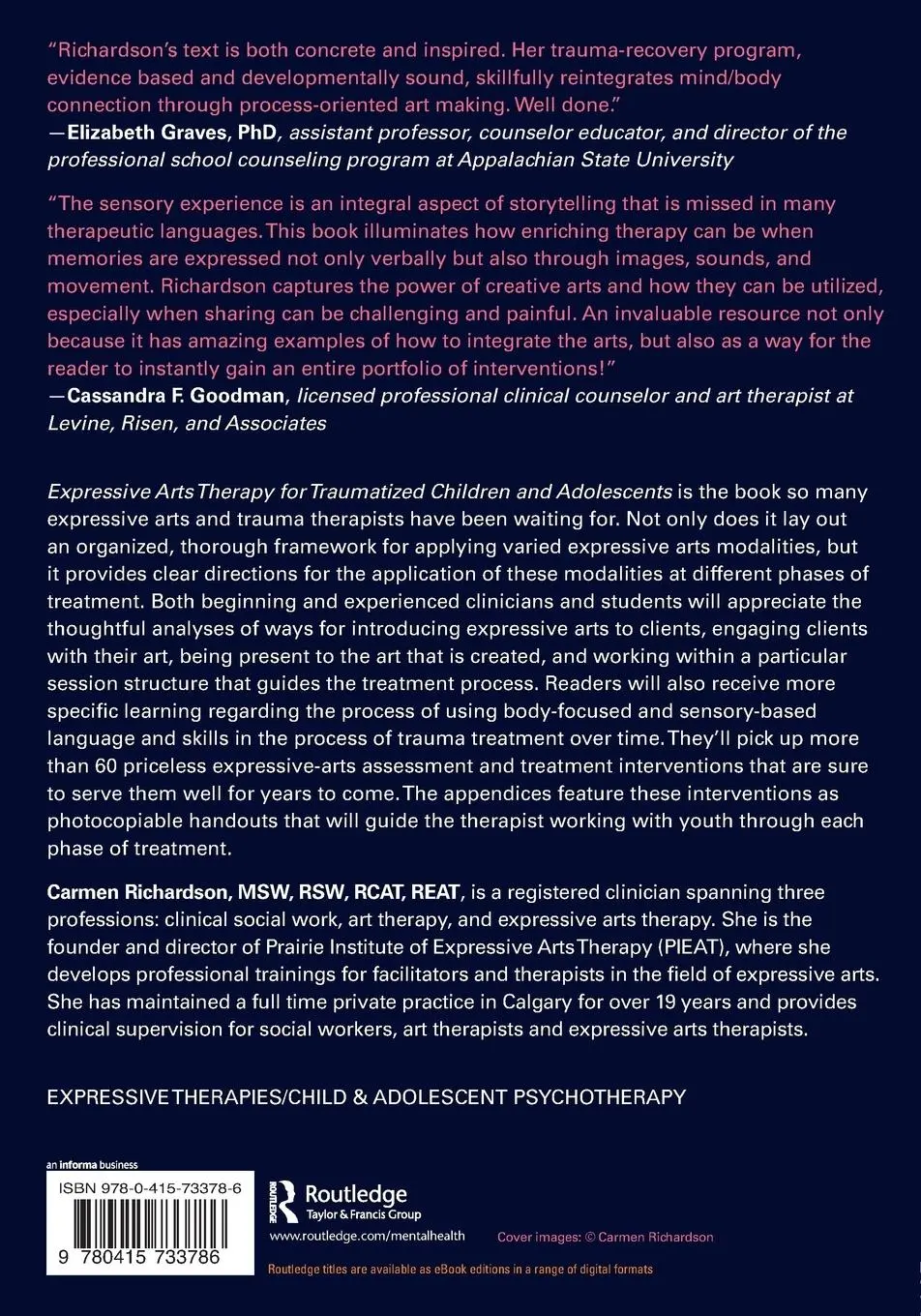Rückseite: 9780415733786 | Expressive Arts Therapy for Traumatized Children and Adolescents