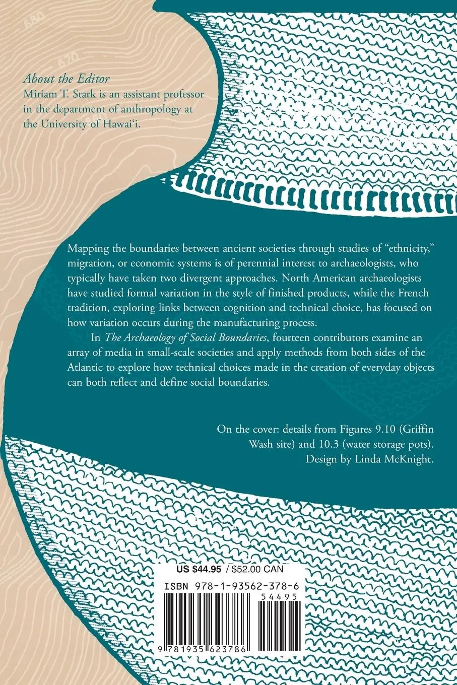 Rückseite: 9781935623786 | The Archaeology of Social Boundaries | Miriam T. Stark | Taschenbuch