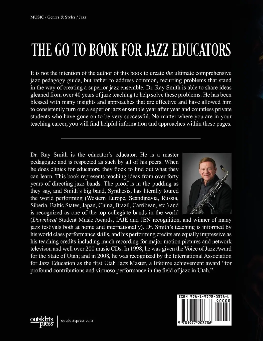 Rückseite: 9781977203786 | The Real Jazz Pedagogy Book | How to Build a Superior Jazz Ensemble