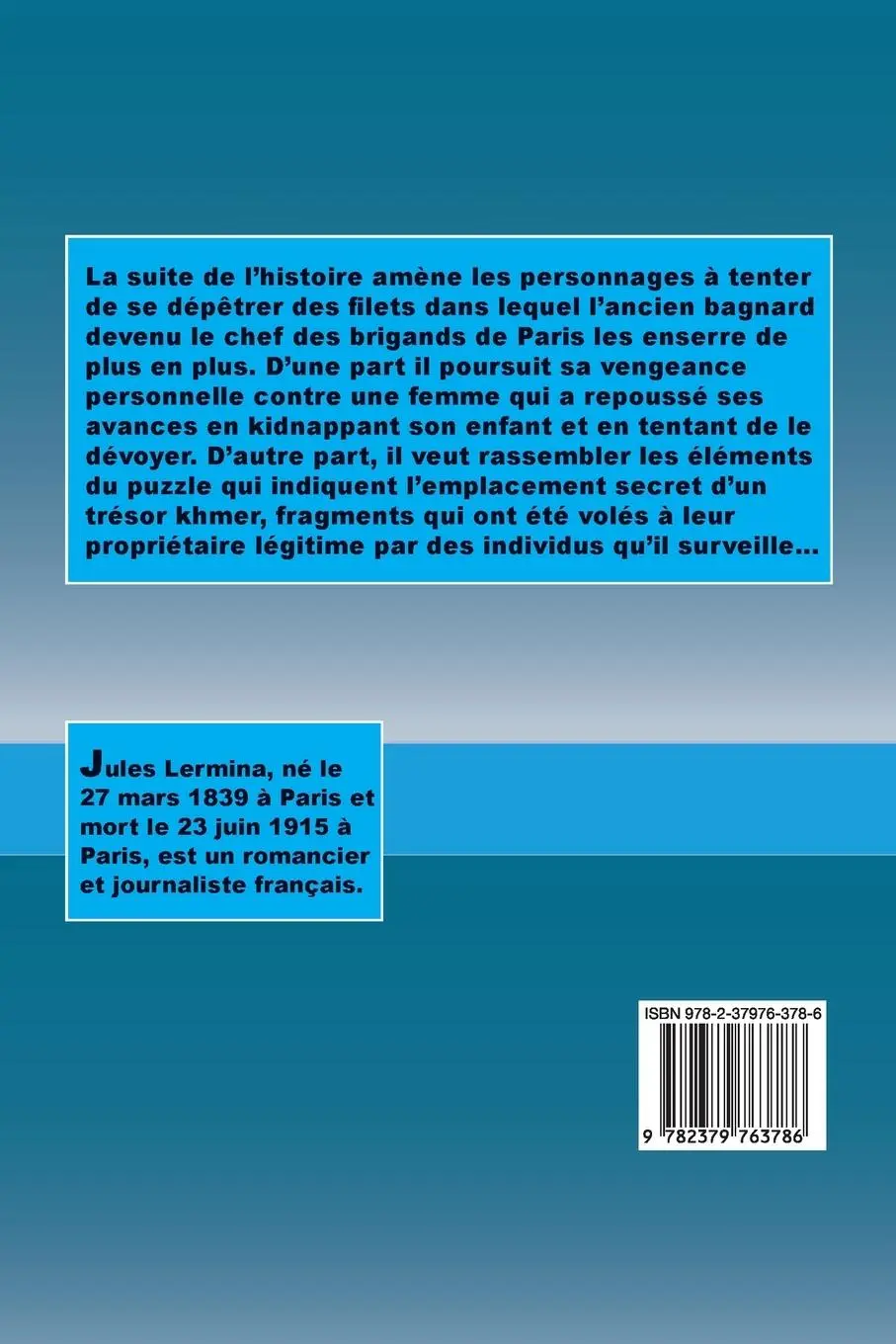 Rückseite: 9782379763786 | Les Loups de Paris | Tome II | William Cobb | Taschenbuch | 2025