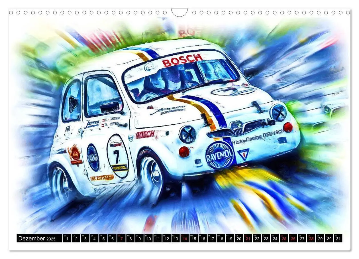 Bild: 9783435233786 | Legenden auf vier Rädern (Wandkalender 2025 DIN A3 quer), CALVENDO...