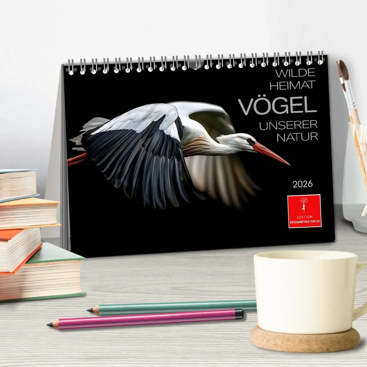 Bild: 9783457323786 | Wilde Heimat - Vögel unserer Natur (Tischkalender 2026 DIN A5...