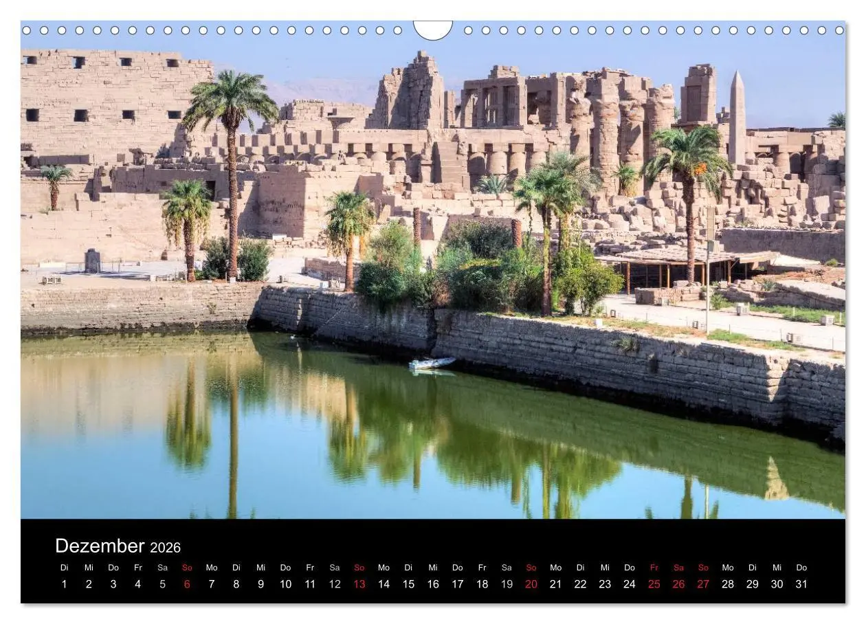 Bild: 9783516033786 | Ägypten (Wandkalender 2026 DIN A3 quer), CALVENDO Monatskalender