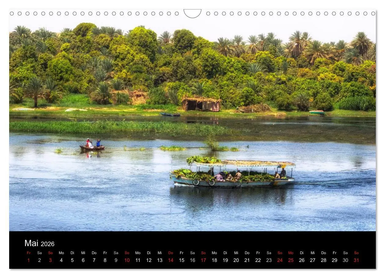 Bild: 9783516033786 | Ägypten (Wandkalender 2026 DIN A3 quer), CALVENDO Monatskalender
