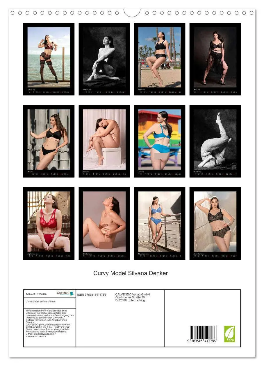 Bild: 9783516413786 | Curvy Model Silvana Denker (Wandkalender 2026 DIN A3 hoch),...