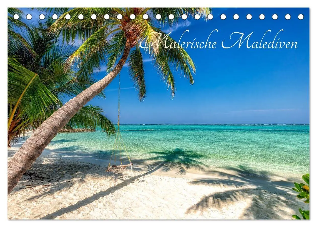 Cover: 9783516963786 | Malerische Malediven (Tischkalender 2027 DIN A5 quer), CALVENDO...