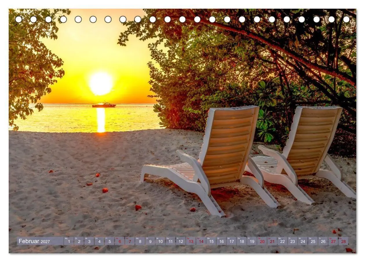 Bild: 9783516963786 | Malerische Malediven (Tischkalender 2027 DIN A5 quer), CALVENDO...