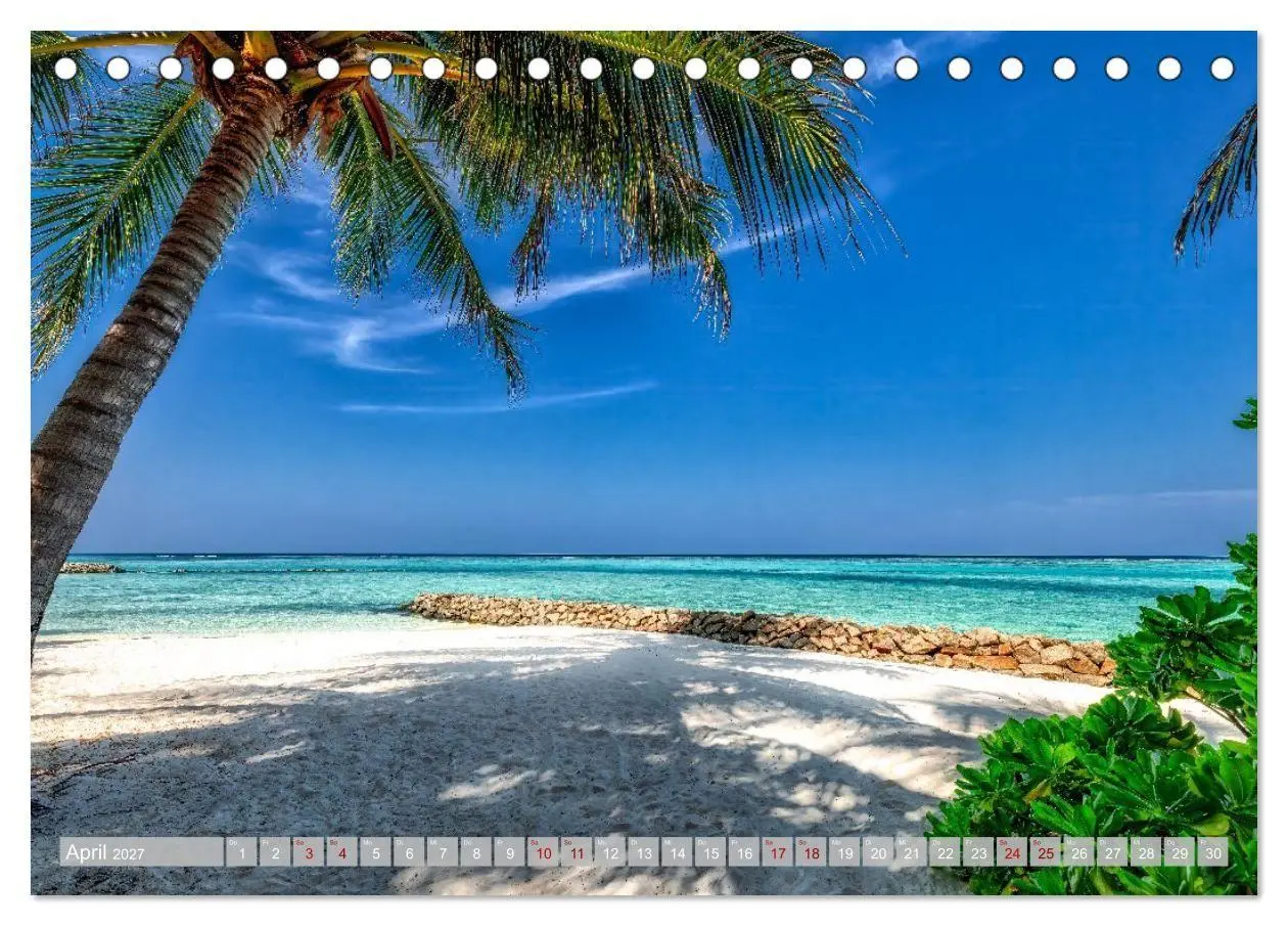Bild: 9783516963786 | Malerische Malediven (Tischkalender 2027 DIN A5 quer), CALVENDO...