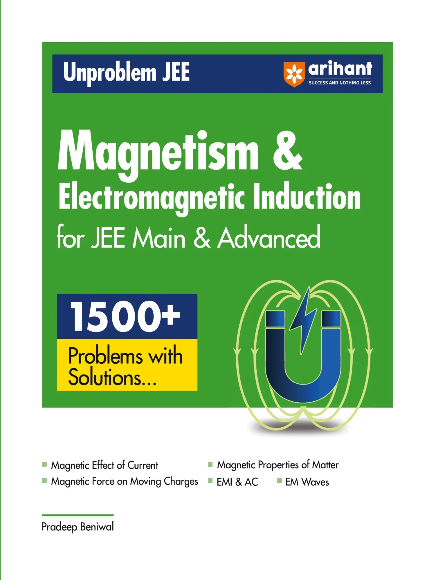 Cover: 9789358893786 | Arihant Unproblem JEE Magnetism &amp; Electromagnetic Induction For JEE...