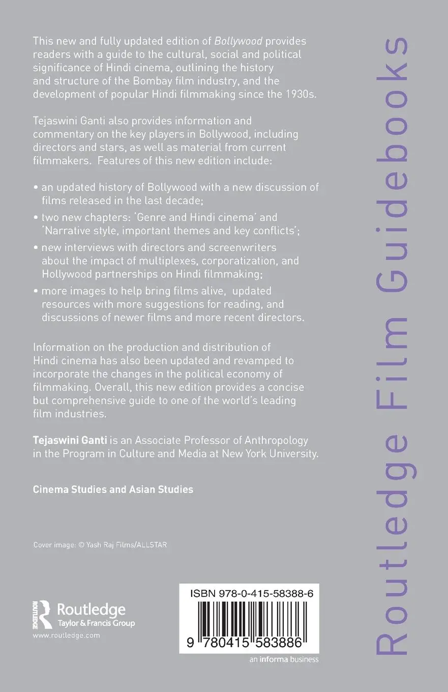 Rückseite: 9780415583886 | Bollywood | A Guidebook to Popular Hindi Cinema | Tejaswini Ganti