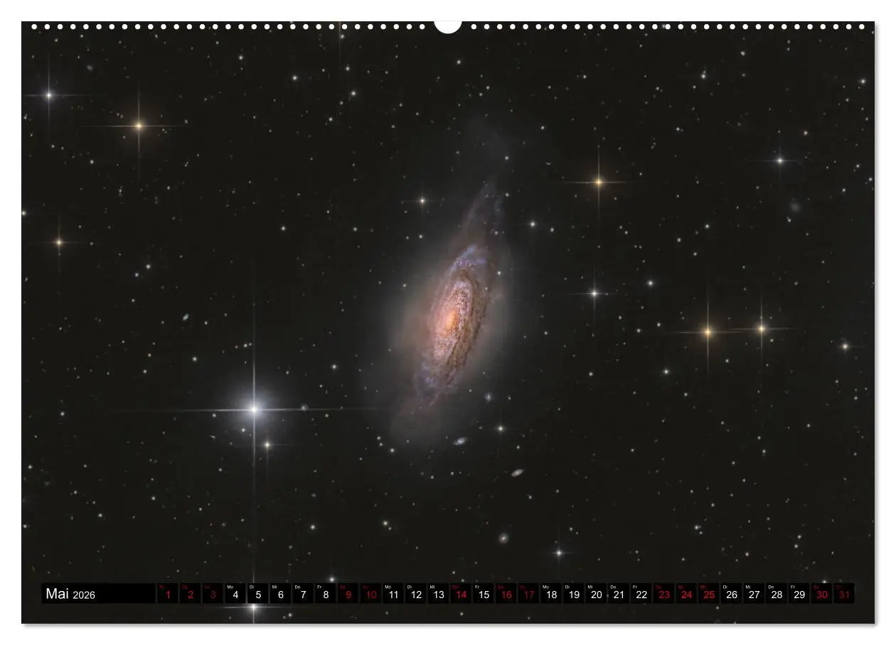 Bild: 9783457483886 | Galaxien im Universum (Wandkalender 2026 DIN A2 quer), CALVENDO...