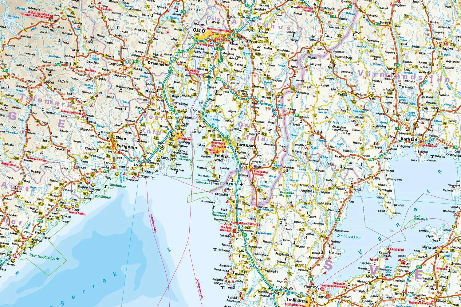 Bild: 9783831773886 | Reise Know-How Landkarte Südschweden, Südnorwegen 1:875.000 | Rump