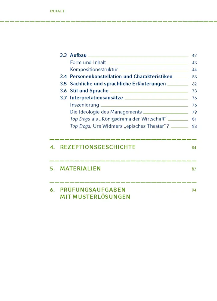 Bild: 9783129303986 | Top Dogs von Urs Widmer | Textanalyse und Interpretation | Urs Widmer