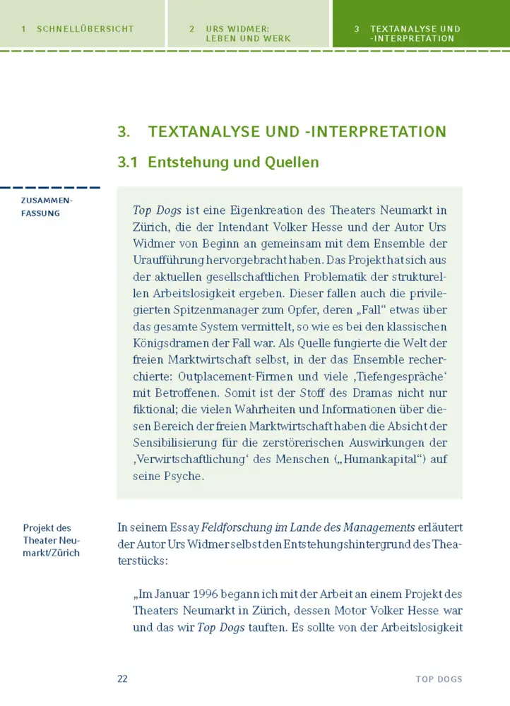 Bild: 9783129303986 | Top Dogs von Urs Widmer | Textanalyse und Interpretation | Urs Widmer