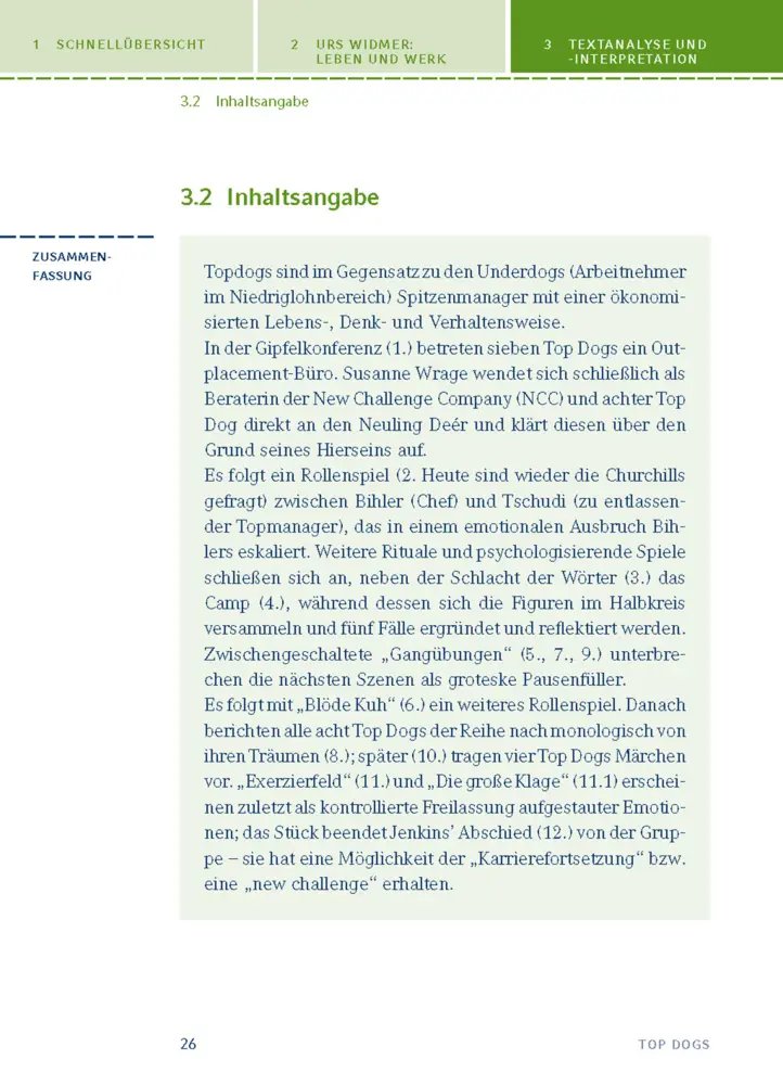 Bild: 9783129303986 | Top Dogs von Urs Widmer | Textanalyse und Interpretation | Urs Widmer