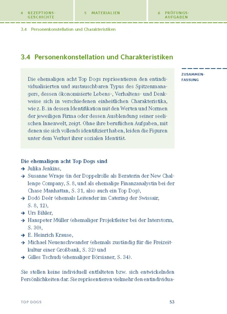 Bild: 9783129303986 | Top Dogs von Urs Widmer | Textanalyse und Interpretation | Urs Widmer