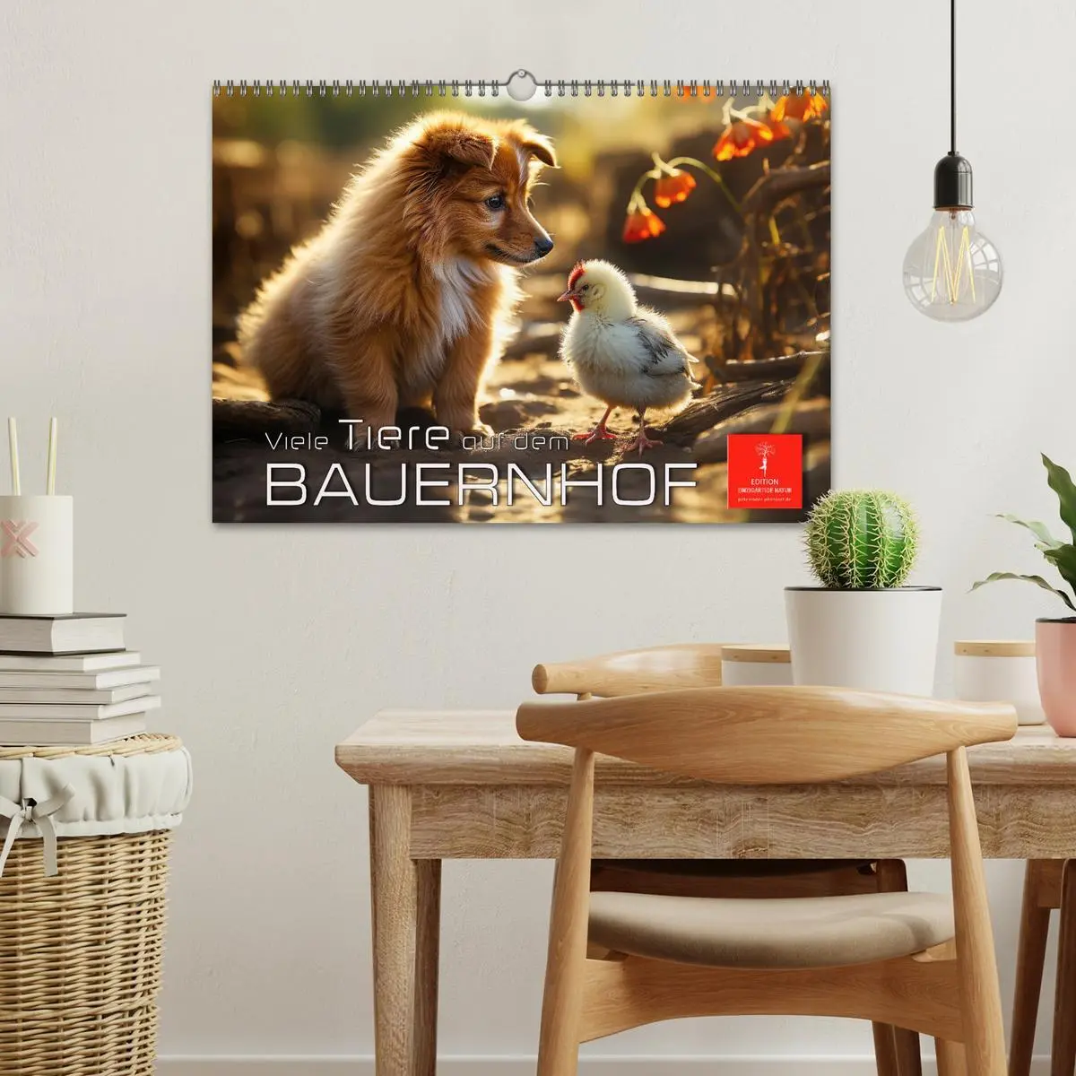 Bild: 9783457473986 | Viele Tiere auf dem Bauernhof (Wandkalender 2026 DIN A3 quer),...