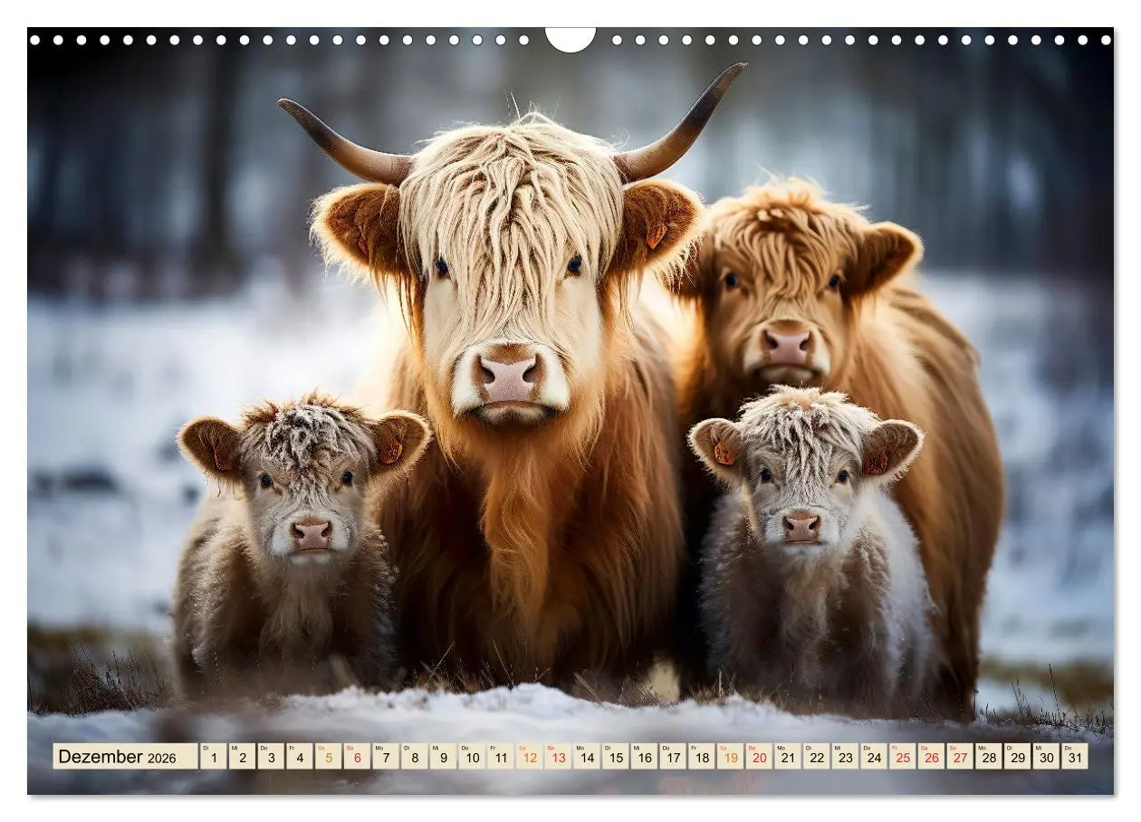 Bild: 9783457473986 | Viele Tiere auf dem Bauernhof (Wandkalender 2026 DIN A3 quer),...