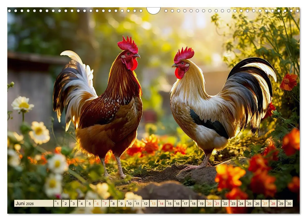 Bild: 9783457473986 | Viele Tiere auf dem Bauernhof (Wandkalender 2026 DIN A3 quer),...