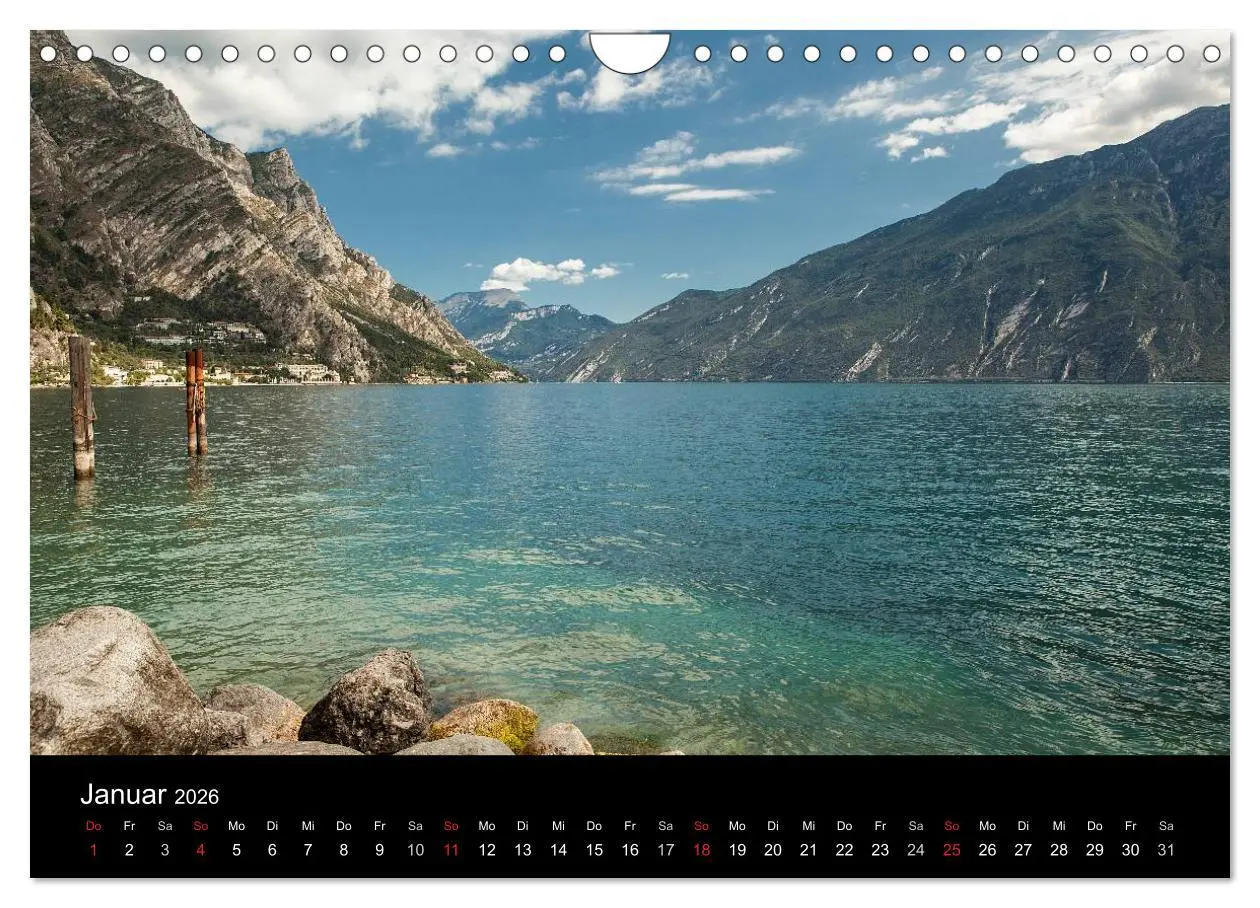 Bild: 9783516013986 | Die schönste Seite am Gardasee (Wandkalender 2026 DIN A4 quer),...