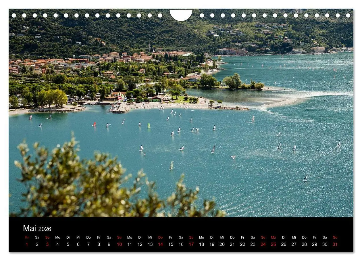 Bild: 9783516013986 | Die schönste Seite am Gardasee (Wandkalender 2026 DIN A4 quer),...