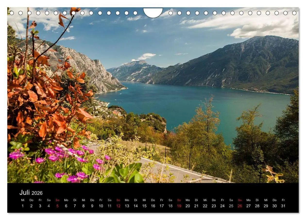 Bild: 9783516013986 | Die schönste Seite am Gardasee (Wandkalender 2026 DIN A4 quer),...