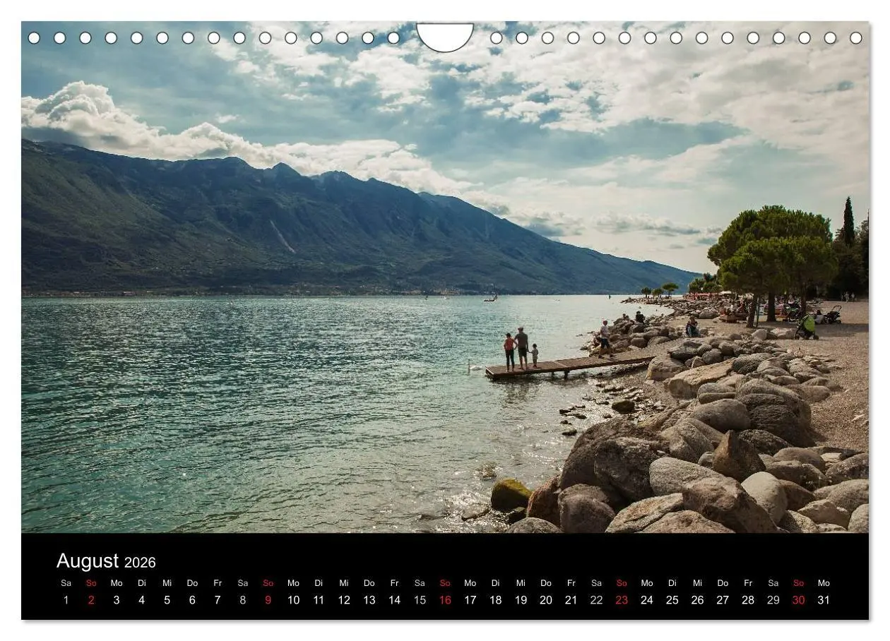 Bild: 9783516013986 | Die schönste Seite am Gardasee (Wandkalender 2026 DIN A4 quer),...